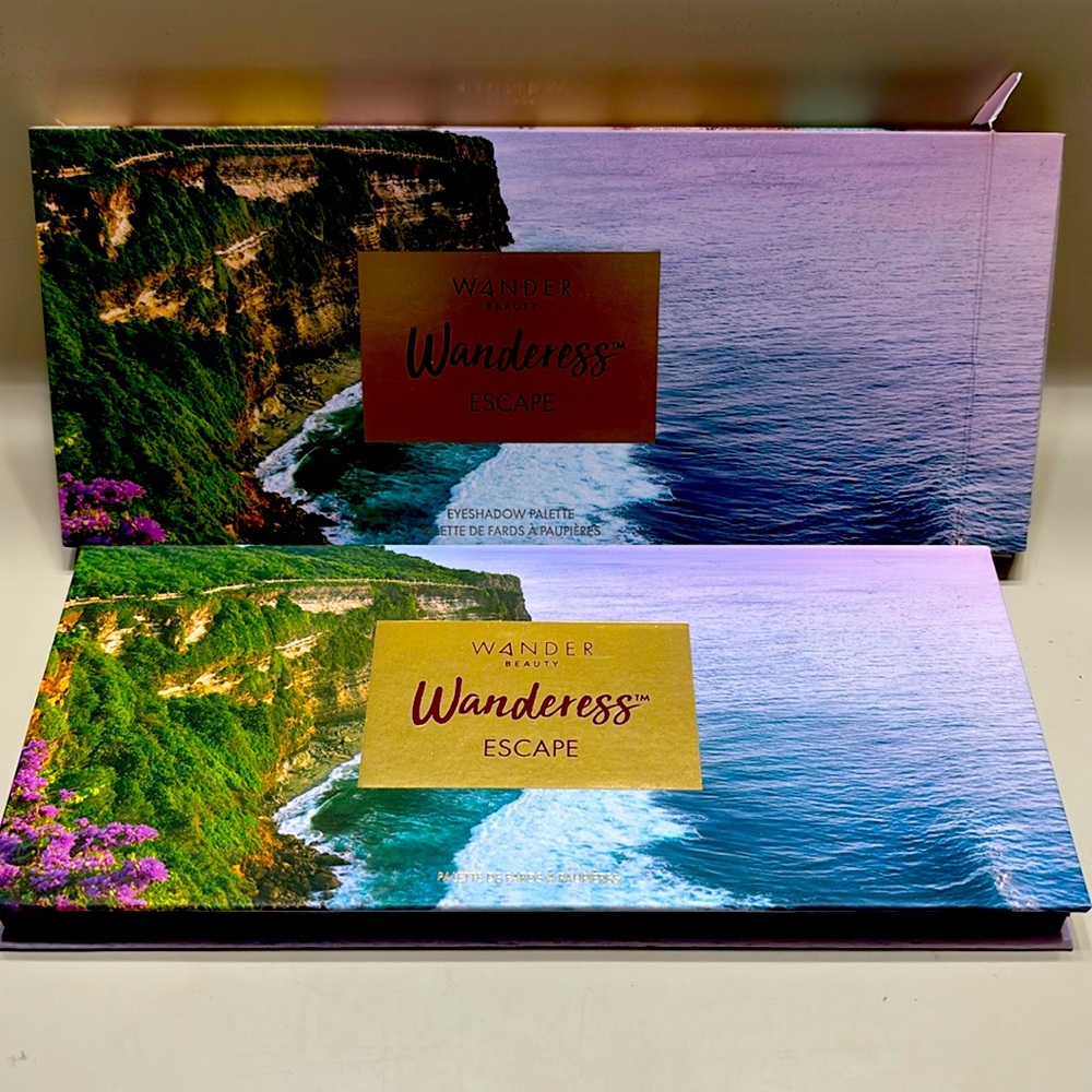 Brand, new wander beauty, wanderess escape, palette